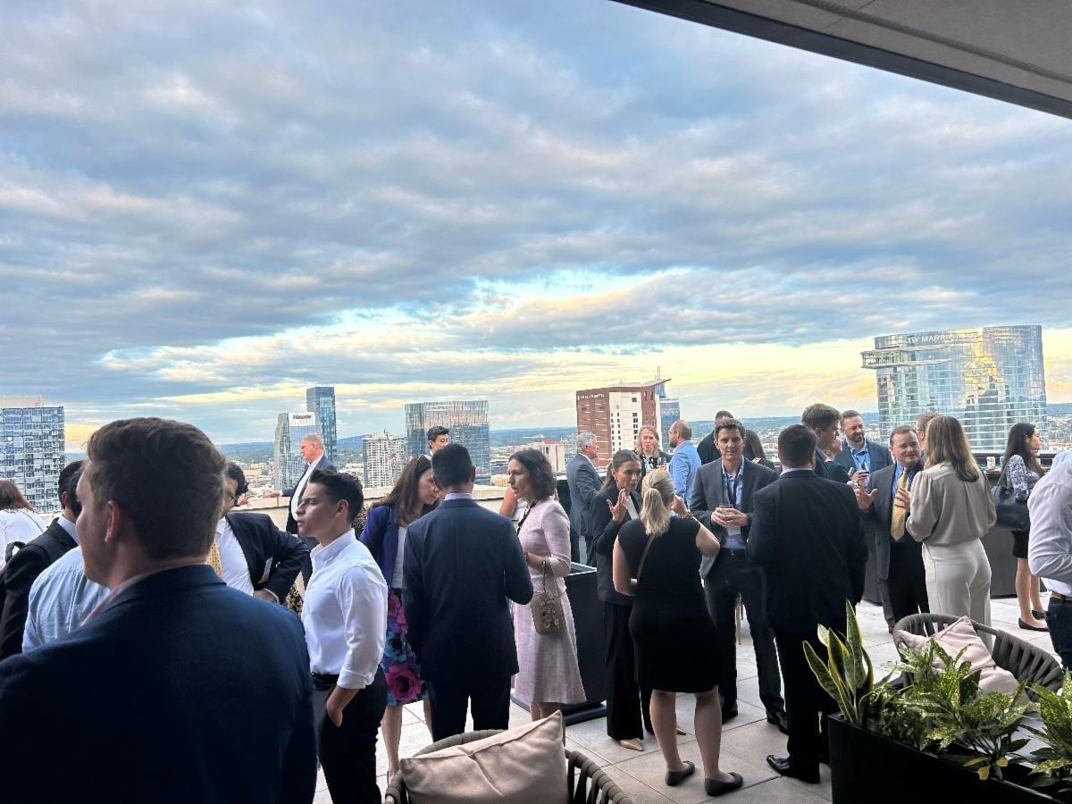 NABE Annual Meeting attendees networking
